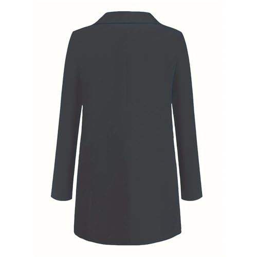 Womens Casual Blazer Button Lightweight Lapel Open Front Cardigan Blazers Business Office Work Jackets Fall Outfits4