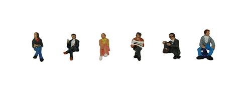 Bachmann Europe Graham Farish G379-305 Station Passengers Sitting N Scale Model Train