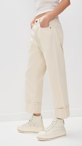 R13 Women's Cuffed X-Boyfriend Jeans4