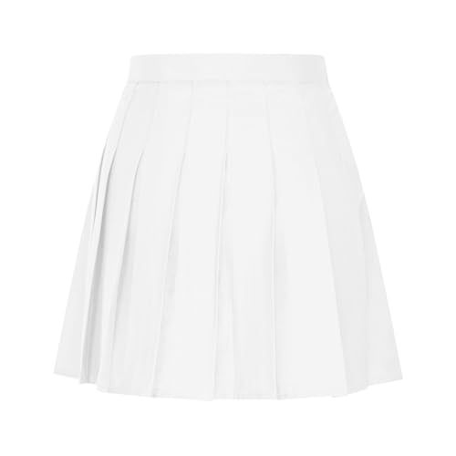 Skirt for Women Mini Petite Skort Plus Size Pleated High Cut A Line Womens Plain Skirt Sport Tennis Casual 2025 Y2K4