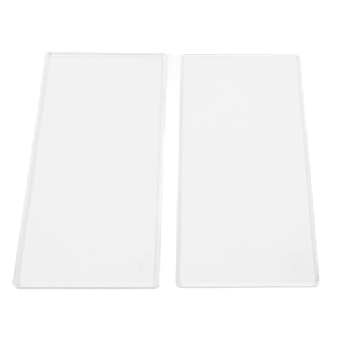 Adfaga Die Cut Machine Cutting Pads Clear PE Die Cutting Plates Papercrafting Machinesp̍xNtgc[16x8cm 2pcsZbg