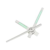 AS Axis Spindleon Uhrenzeiger Silber Poliert Grün Leuchtend Kompatibel mit NH35 Und NH36