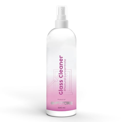 Image of BFUTURE Glass Cleaner Spray for Mirrors n Windows, Streak-Free Shine, Dust n Smudge Removal, Sparkling Clarity for Daily Housekeeping Use, 500ml