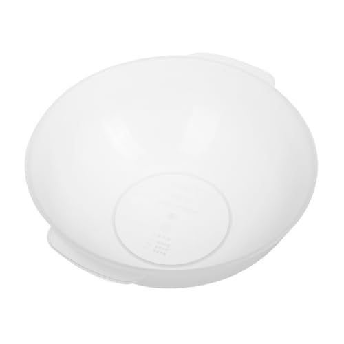 NOLITOY Round Transparent Plastic Face Wash Basin with Handle Multifunctional Tub for Home Beauty Salons and Personal Care for Hair Washing and Face Cleansing