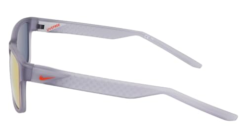 NIKE Sunglasses LIVEFREE Classic EV 24011 012 Matte Wolf Grey/Red Mirror, 53/17/1403