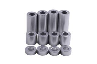 Aluminum Spacer 1/2" Od X 1/4" Id X Choose Your Length, Round Spacer Unthreaded Standoff Bushing Plain Finish, Fits Screws Bolts 1/4" Or M6 By Metal Spacers Online (1" Length, 10 Pack) #TOP2