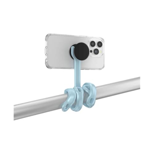 Image of PopSockets Flexible Phone Mount & Stand, Tripod, Universal Device Mount - Blue Sigh