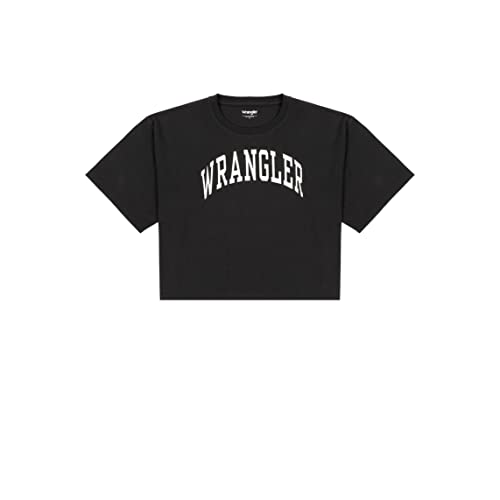 Wrangler Thé Boxy T-Shirt Femme en maille de coton biologique douce