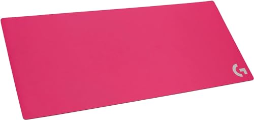 Logitech G840 Extra Large Gaming Mouse Pad, Optimised for Gaming Sensors, Moderate Surface Friction, Non-Slip Mouse Mat, Mac and PC Gaming Accessories, 900 x 400 x 3 mm - Magenta