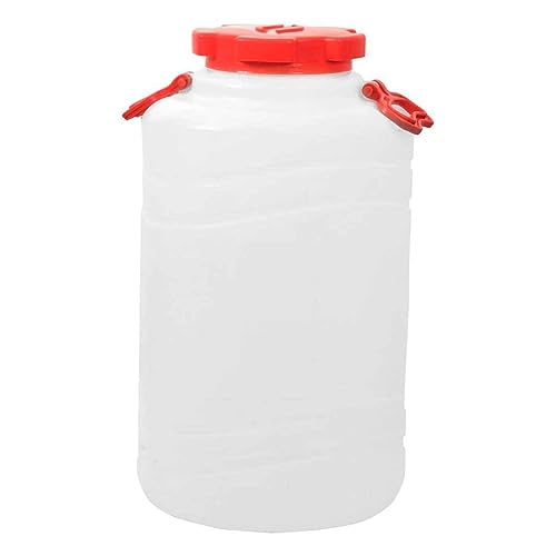 Tradineur - Bidón con asa y Cierre hermético - Ideal para el Almacenamiento de liquidos - Fabricado en plástico - 33 litros de Capacidad - 56 x 30,5 x 30,5 cm - Ref. 281131