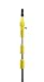 Woods E3001 Light Changing Kit Foot Metal Telescopic Pole, Baskets, Suction Cup and Broken Bulb Changers, Versatile Use, 5 Accessories Included, 11 Feet Tall, 1 Count (Pack of 1), Yellow