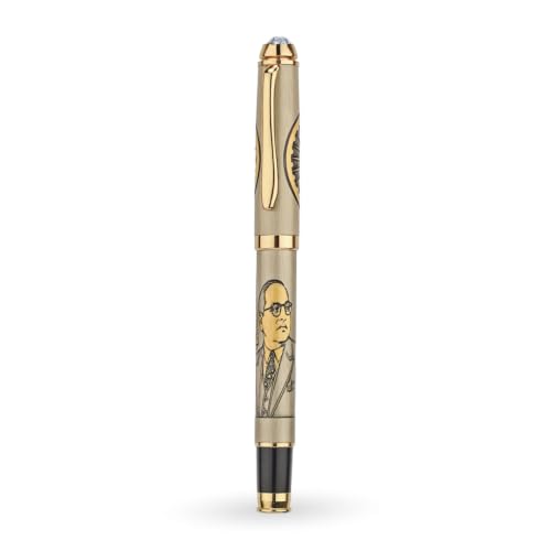 Image of B.R. Ambedkar Etched Pen | Premium Brass Metal Pen | Luxury Pen for Gift
