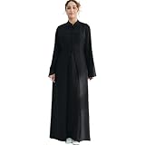 Lenmipot Elegant Middle Eastern Abaya 2pcs Stand Collar Maxi Dress for Women Muslim Jilbab Kaftan Eid Dubai Abaya Outfits