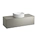 Produktbild Laufen Sonar Schubladenelement, 1 Schublade, passend zu Waschtisch-Schalen 812340, 812341, 812342, 812343, Ausschnitt mittig für Waschtisch, Farbe: Gold/Nero Marquina - H4054210341401