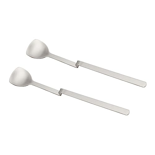 Cabilock Cucchiai Per in Acciaio Inossidabile Di Qualità Alberghiera Cucchiaini Multifunzione Per Mescolare Caffè Espresso