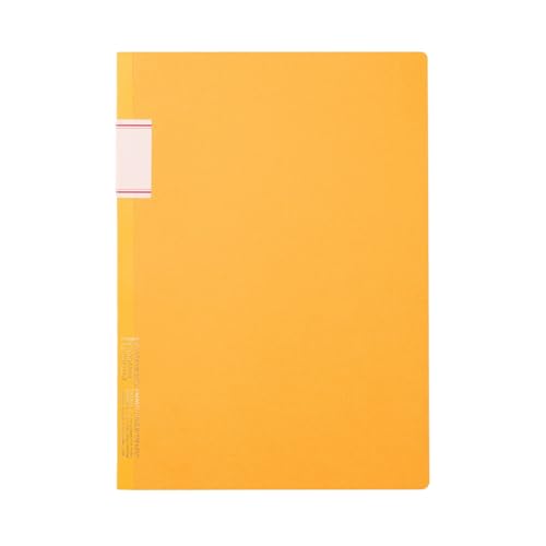 Carnet ligné Stalogy S4-L grand format avec reliure à plat et papier premium orange