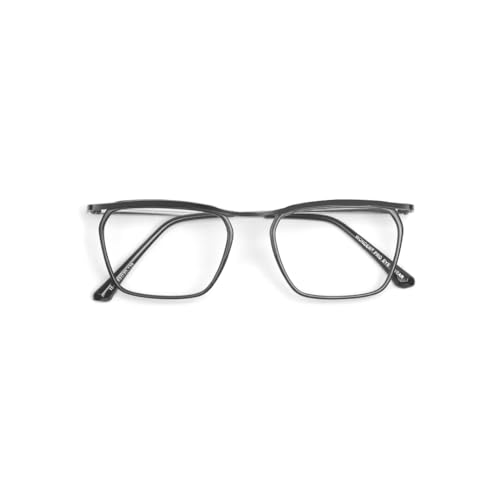 Image of SAM AND MARSHALL CHARLIE Eyeglasses - Light Weight Blu-Cut Computer Glasses With Tinted Metal Frames - Prescription Friendly Rectangle Shape for Men & Women