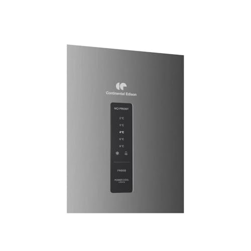 Réfrigérateur congélateur haut CONTINENTAL EDISON Total No Frost Sans givre inox L70 cm x H 178 cm - vue 10