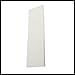 Hihaha 400x120x15mm 2pcs Car Garage Wall Guard Door Bumper Protector Anti Collision Waterproof White Durable Material