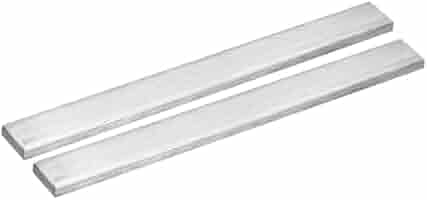 Barre En Acier Inoxydable 316L - 5x10x500 Mm, Finition Brossée - Pour Bricolage, Construction, Machines, Industrie