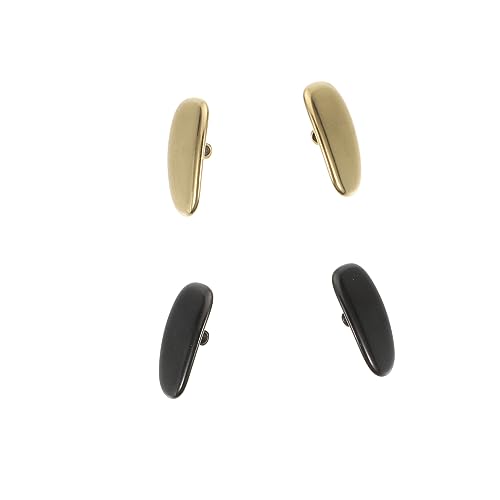 SAFIGLE 2piezas Almohadilla Nasal De Titanio Antideslizante Para Gafas y Monturas Planas Parche Nasal Almohadilla Para Puente