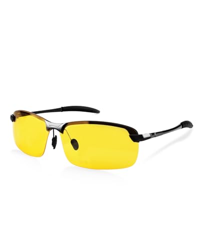 Image of Night Driving Glasses for Men Women Anti Glare Polarized HD Night Vision Glasses for Driving