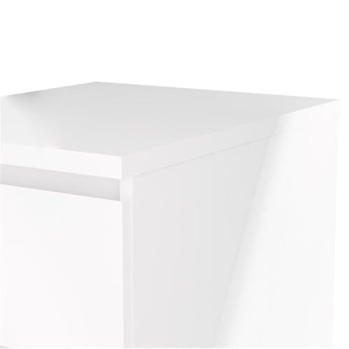 Home Square 2420382-PKG 2 Piece Furniture Set With Nightstand & Dresser In White High Gloss thumb #7