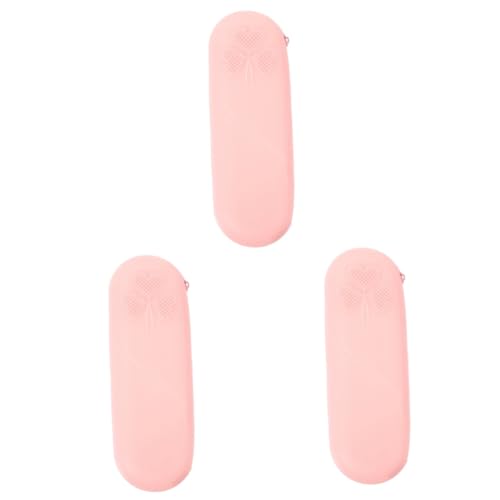 3 pennelli da trucco organizer per da per cosmetici custodia portatile astuccio per per il viso borsa per il strumenti per il silicone