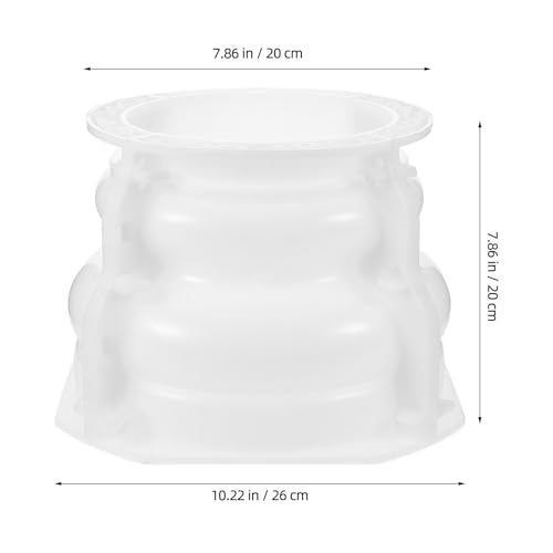 Molde de columna romana Gadpiparty para evitar imperfecciones en el cemento 3