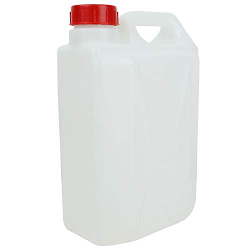 Linxor - Bidón de plástico (PEHD) para uso alimentario con tapa - 5L