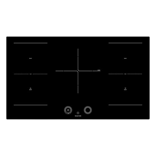 Teknix Signature Collection SCIH90SW Plaque de cuisson à induction avec commande coulissante intelligente 90 cm