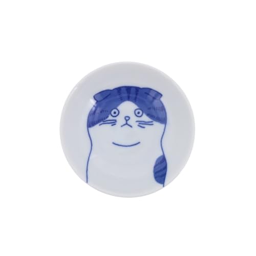 EAST table(イーストテーブル) 豆小鉢 猫 SHICHITA スコティッシュ 9cm 日本製 レンジ対応 食洗機対応 15-010-05
