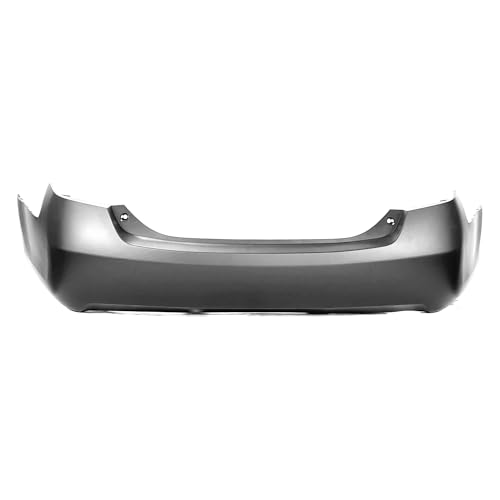 Image of FitParts Compatible with Toyota Camry 2007-2011 Rear Bumper Cover | Primed, Without Parking Sensor Holes, Sedan, Ready to Paint, OEM 5215906950 /5215933918, TO1100247