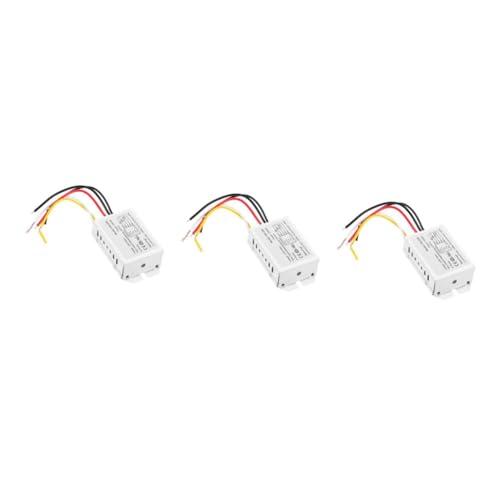 DIYEAH 3 piezas Interruptor Digital Canales para Lámpara LED y Fluorescente Controlador de Luz Inalámbrico Fácil Instalación Compatible con Lámparas Modernas Consumo