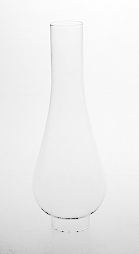 2er Set Mittlerer Ersatz Glas Zylinder Lampenglas für Öllampe klar Höhe 23 cm untere Außen Ø 4,3 cm Ersatz Zylinder Öllampe Oberstdorfer Glas