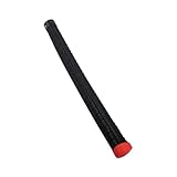 Colaxi Golf Club Grip, Professional Beginner Parts, Portable Golf Putter Grip, Non Slip for Sports Training Outdoor Practice, Black Red