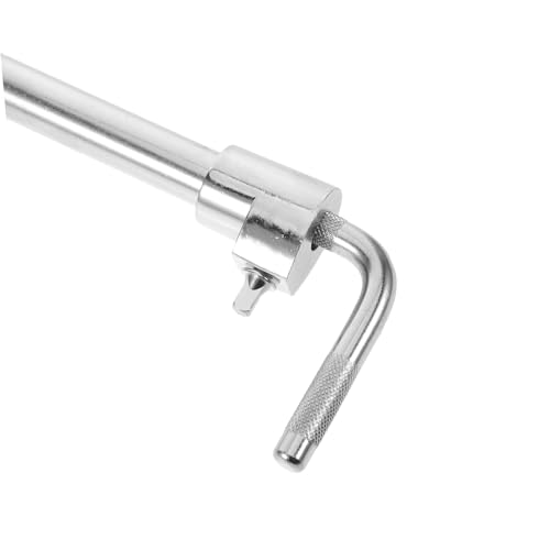 Abrazadera metálica para cowbell de doble cabeza con instalación rápida y ajuste preciso del ángulo, accesorio para aro de bombo, ideal para actividades al aire libre y giras miniatura 3