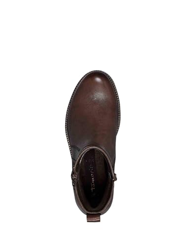 Bottines marron pour femme Tamaris anti-fatigue pieds sensibles en 39 - 3