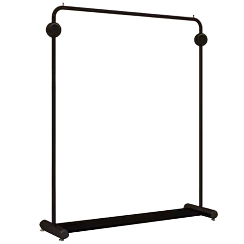 Portant à vêtements en métal noir pour remédier au manque de place dans la chambre