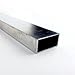 6061 Aluminum Rectangular Tubing, Unpolished (Mill) Finish, Extruded, T6 Temper, AMS-QQ-A 200/8, ASTM B-221, 2