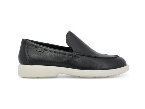 Mocasín Melluso de piel azul para hombre, zapato casual chic de alta calidad