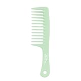 Paul Mitchell Detangler Comb, Wide Tooth Comb Detangles Wet or Dry Hair, Seafoam Green