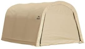 Miniatura 2 de ShelterLogic Kit de cubierta de repuesto solo sin marco-10W x 15L x 8H Redondo Tan 90536