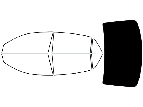 Rvinyl Window Tint Kit Compatible with Toyota Avalon 2005-2012 - Rear Windshield Precut Kit - 5%