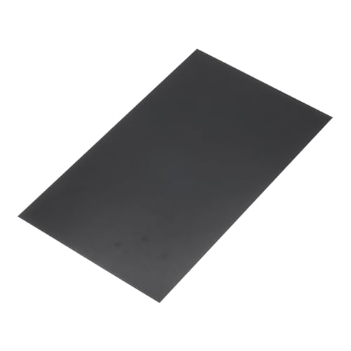 Image of MECCANIXITY Black ABS Plastic Sheet 10 x 6 x 0.02 Inch for Building Model, DIY Crafts, Panel, Pack of 1 Pcs