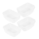 Yardwe 4pcs Multi-Function Pet Feeder Cage Bowl Hanging Dog Kennel Water Bowl Adorable Puppy for Household Rabbit Cage