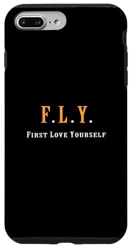 �I�����W�J���[ First Love Yourself �I�����W�O���t�B�b�N �X�}�z�P�[�X iPhone 7 Plus/8 Plus �p