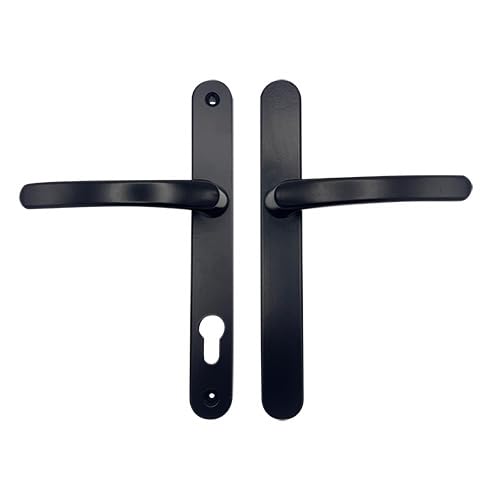 TSS UPVC Door Handles Set including Blank External (Dummy), Lever/Lever, 92mm PZ (Centres), 215mm Screw to Screw