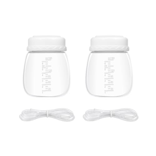 Image of Baby Bottles Breast Pump Parts Compatible with Spectra Replacement Pump Parts, Spectra Bottles, SPE-ctra Breast Pump SPE-ctra Pump Accessories, SPE-ctra s1/s2/9 Plus, Not Original Accessories, 2 Set