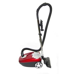 ATRIX Turbo Red Canister HEPA Vacuum, 6 Quart Capacity, AHC-1, with Accessories, Retractable Cord, AMD a Full Light Indicator